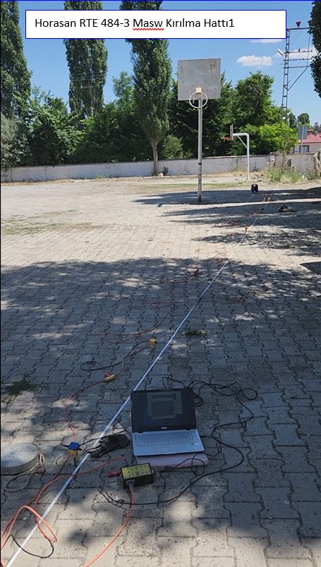 MASW kırılma hattı kurulumu